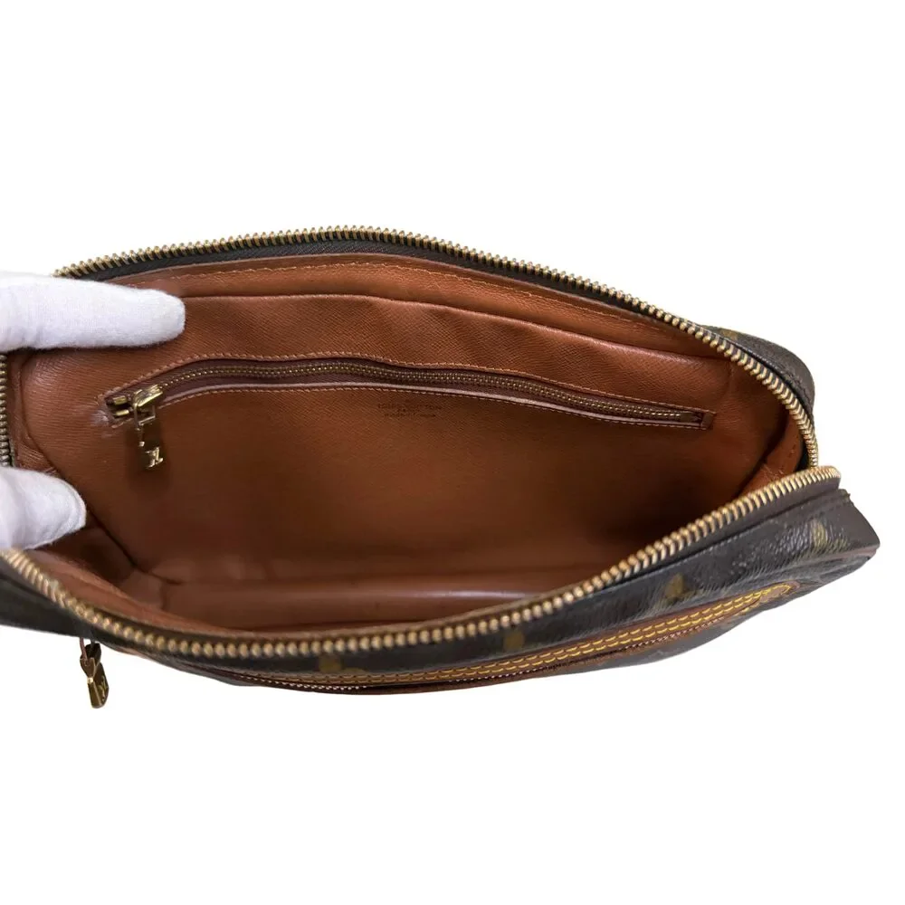 Louis Vuitton Marly Dragonne Monogram Canvas Wristlet Clutch | Vintage Authenti
